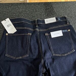 NWT 7 For All Mankind Indigo Denim Jeans, Kimmie bootcut size 32